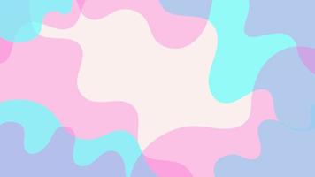 Fondo abstracto colorido forma líquida vector