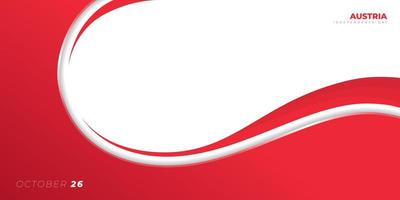 Red and white abstract background design. vector