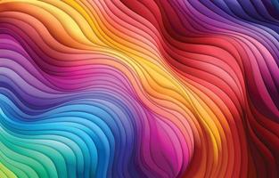Abstract Multi-Layered Rainbow Background vector