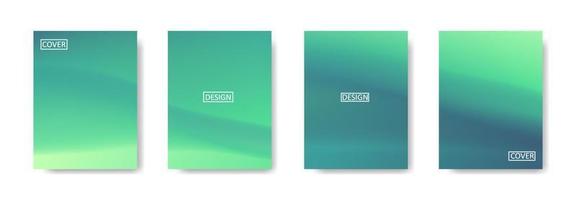 gradient collection of beautiful abstract colorful templates vector