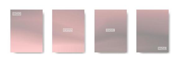 Collection of gradient background for poster flyer banner vector