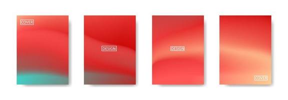 Collection of gradient background for poster flyer banner vector