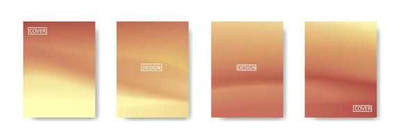 gradient collection of beautiful abstract colorful templates vector