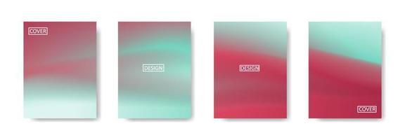 gradient collection of beautiful abstract colorful templates vector