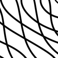 abstract black and white background of black lines. Seamless pattern of black lines on white, hand-drawn lines abstract background. Hand-drawn ink pattern and textures set. vector