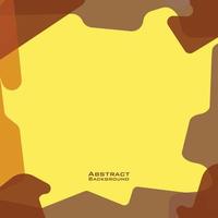 abstract background geometry shape in yellow and brown color vector