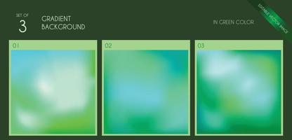 gradient background abstract green color layout vector