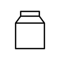 icono de bebida. Leche. estilo de icono de línea. adecuado para el icono de bebidas lácteas. diseño simple editable. vector de plantilla de diseño