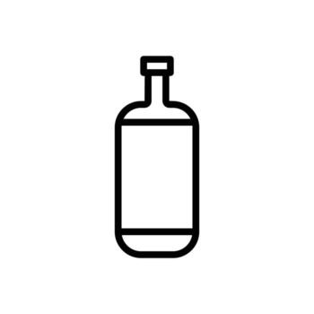 Drink icon. bottle. line icon style. suitable for bottle drink icon. simple design editable. Design template vector