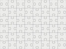 Jigsaw puzzle pieces. vector