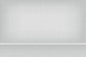 Realistic bathroom interior background. vector