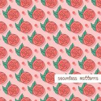 Floral seamless pattern. Vector background.