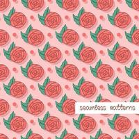 Floral seamless pattern. Vector background.