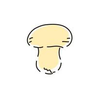 Mushroom mushroom on a white background. Icon. Vector illustration.