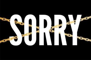 slogan Sorry Cool phrase graphic vector Print Fashion lettering calligraphy