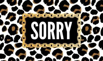 slogan Sorry Cool phrase graphic vector Print Fashion lettering calligraphy