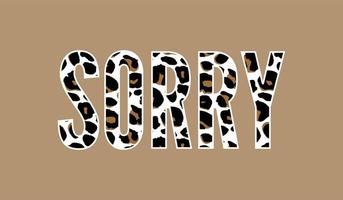 slogan Sorry Cool phrase graphic vector Print Fashion lettering calligraphy