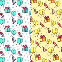 Birthday Seamless Pattern vector