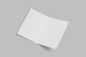 A4 FLYER BIFOLD BLANK MOCKUPS photo