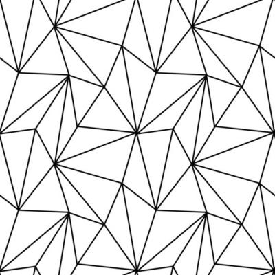 triangle mosaic of thin lines seamless pattern, background for wrapping paper textile