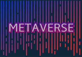 METAVERSE background.vector illustration gradient color design vector