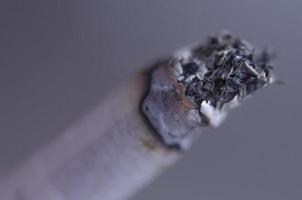 Smoking a cigarette photo