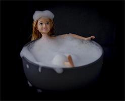 Barbie in the bath photo