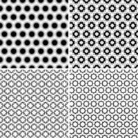 Background with seamless pattern in arabic style decorative vector