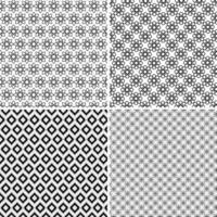 Background with seamless pattern in arabic style decorative vector