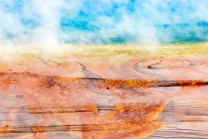 Grand Prismatic Spring en el Parque Nacional Yellowstone foto