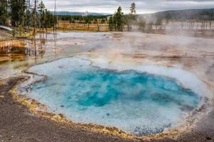 Firehole Spring in Yellowstone photo