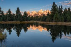 amanecer en el aterrizaje de schwabachers foto