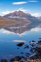 Scenic view of Lake McDonald near Apgar in Montana photo