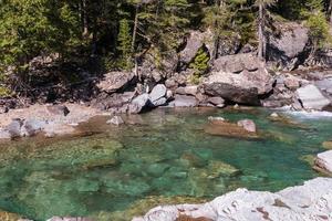McDonald Creek in Glacier National Park photo