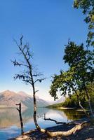 View of Lake McDonald in Montana photo