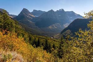 Scenic View of Glacier National Park photo