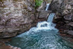 St Mary Falls in Montana photo