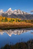 Grand Tetons Reflection in the Snake River photo