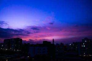 cielo con luz foto