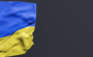 national flag of ukraine with space for text photo