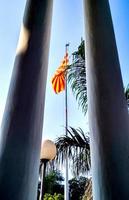 Shiv Baba flag waving at Brahmakumaris Center photo