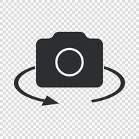 Rotate Camera Icon vector