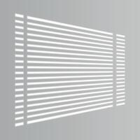 Realistic window light and shadow vector