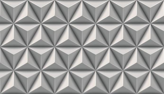 Geometric triangle pattern