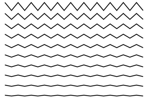 Wave line zigzag . Vector illustration