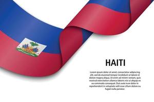 Haiti Flag with Hand Design 3481374 Vector Art at Vecteezy