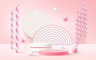 Abstract background, scene for product display. vector