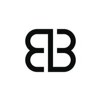 Initial Letter BB Logo Design Vector Template