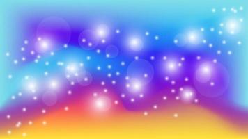 Bokeh abstract background mesh gradients with lights vector illustration. photo