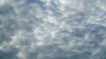 Stratocumulus cloud running in rainy season video